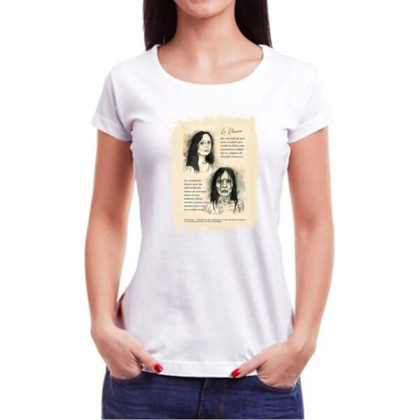Camiseta Baby Look Grimm Livro La Chorona - Imagem 3