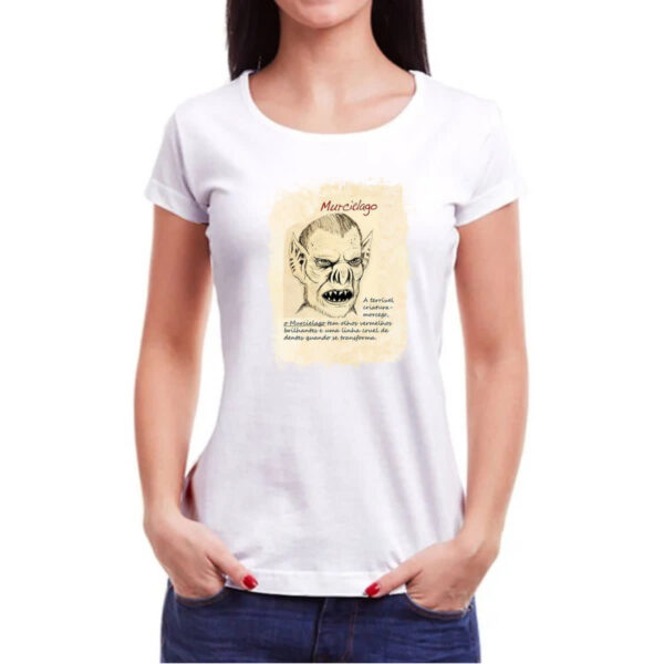Camiseta Baby Look Grimm Livro Murcielago - Imagem 3