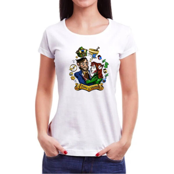 Camiseta Baby Look Grimm Monroe e Rosalee Time e Thyme - Imagem 3