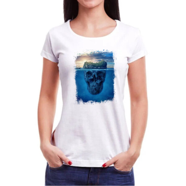 Camiseta Baby Look Ilha da caveira 5 - Imagem 3