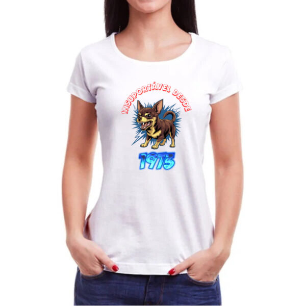 Camiseta Baby Look Insuportavel desde 1973 - Imagem 3