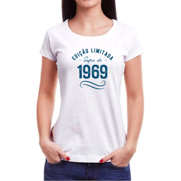 Camiseta Baby Look Ano de safra 1969 - Imagem 3