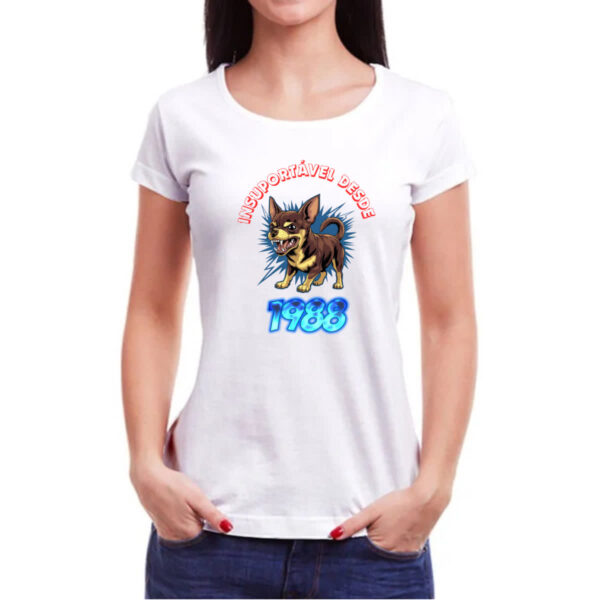 Camiseta Baby Look Insuportavel desde 1988 - Imagem 3