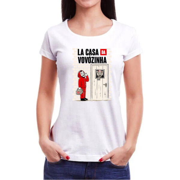 Camiseta Baby Look La casa da vovozinha - Imagem 3