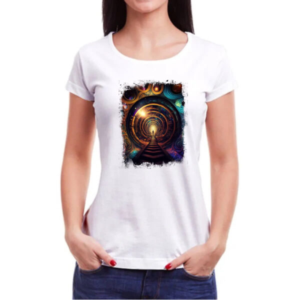 Camiseta Baby Look Labirinto dos sonhos 1 - Imagem 3