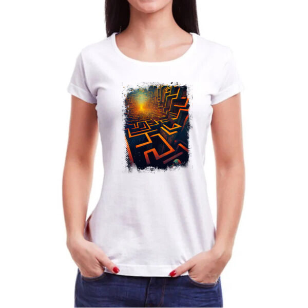 Camiseta Baby Look Labirinto dos sonhos 2 - Imagem 3