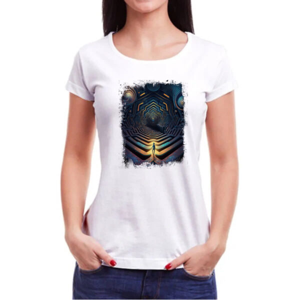 Camiseta Baby Look Labirinto dos sonhos 4 - Imagem 3