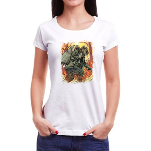 Camiseta Baby Look Lenda Urbana Homem do Saco - Imagem 3