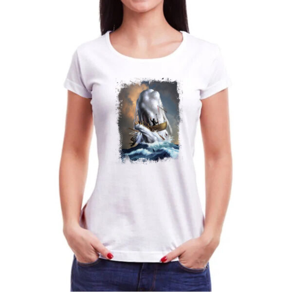 Camiseta Baby Look Lendas do Mar Moby Dick 02 - Imagem 3