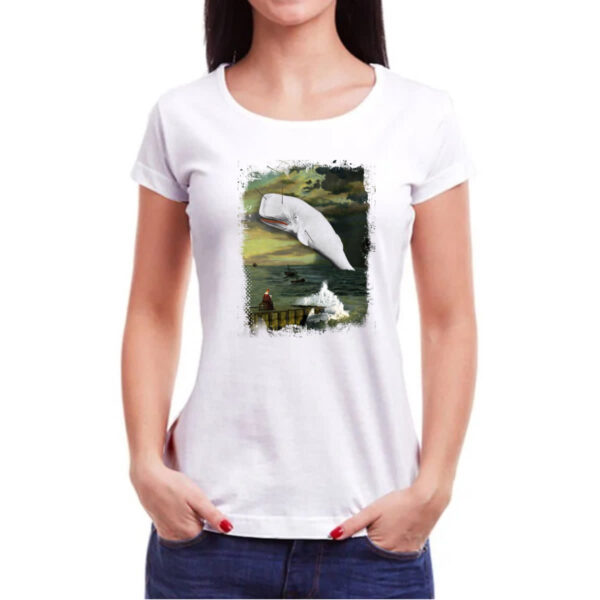 Camiseta Baby Look Lendas do Mar Moby Dick 03 - Imagem 3