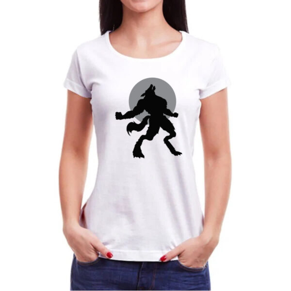 Camiseta Baby Look Lobisomen ao luar - Imagem 3