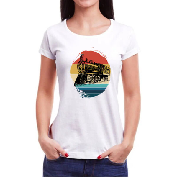 Camiseta Baby Look Locomotiva Sunset - Imagem 3