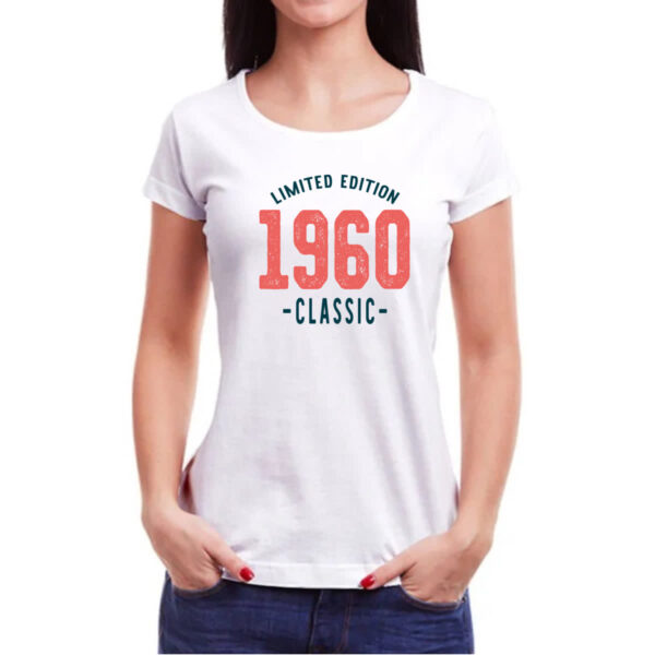 Camiseta Baby Look Limited Edition Classic 1960 - Imagem 3