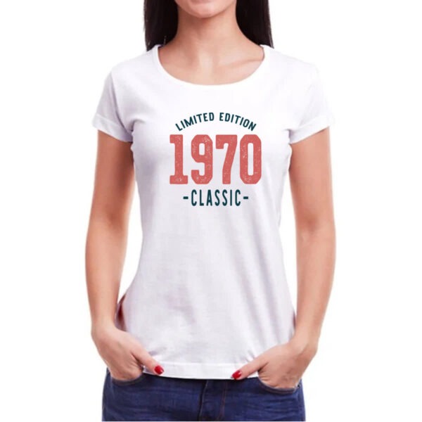 Camiseta Baby Look Limited Edition Classic 1970 - Imagem 3