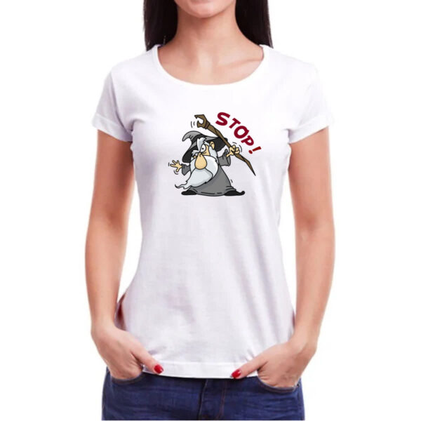 Camiseta Baby Look Mago STOP - Imagem 3