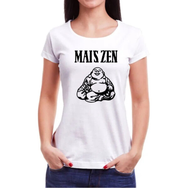 Camiseta Baby Look Mais Zen - Imagem 3