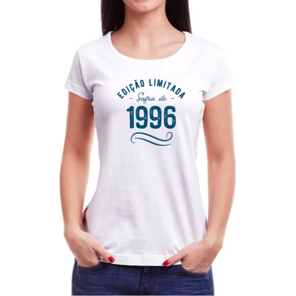 Camiseta Baby Look Ano de safra 1996 - Imagem 3