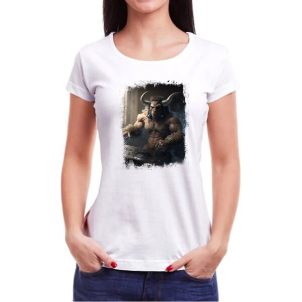 Camiseta Baby Look Minotauro DJ - Imagem 3