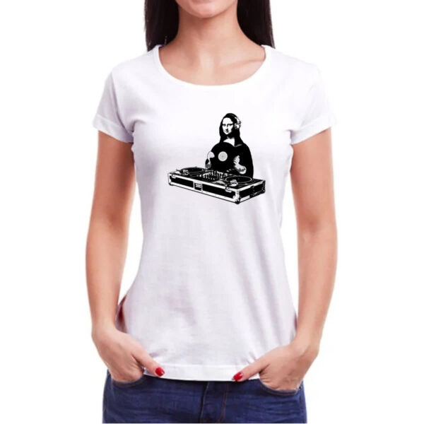 Camiseta Baby Look Monalisa DJ - Imagem 3