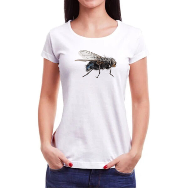 Camiseta Baby Look Mosca - Imagem 3