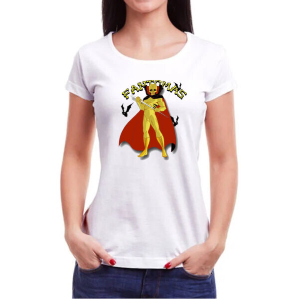 Camiseta Baby Look Nostalgia Fantomas - Imagem 3