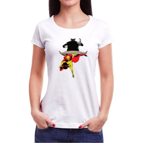 Camiseta Baby Look Nostalgia Fantomas e Dr Zero - Imagem 3