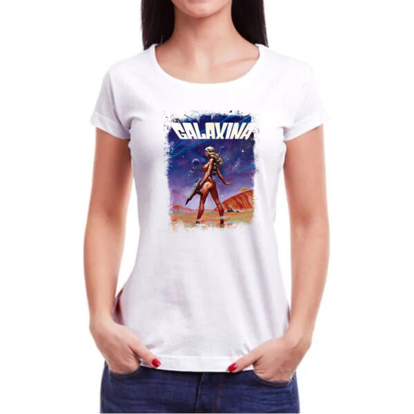 Camiseta Baby Look Nostalgia Galaxina - Imagem 3