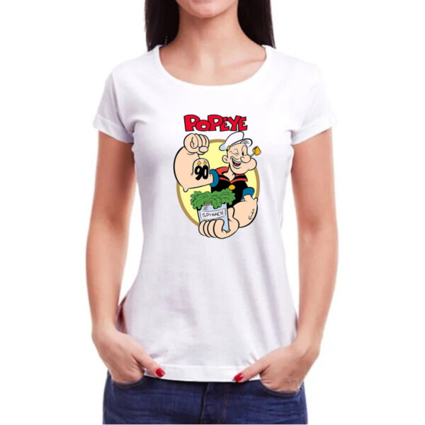 Camiseta Baby Look Nostalgia Popeye 90 anos - Imagem 3