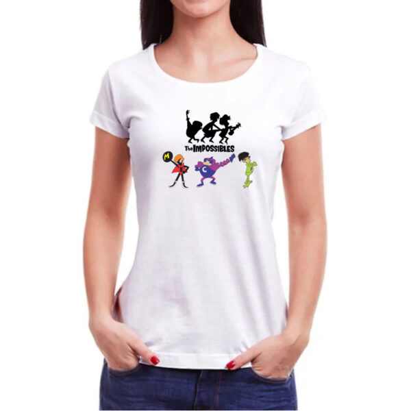 Camiseta Baby Look Nostalgia os Impossiveis - Imagem 3