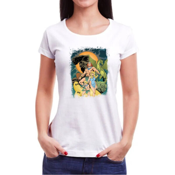 Camiseta Baby Look Nostalgia Herculoids 02 - Imagem 3