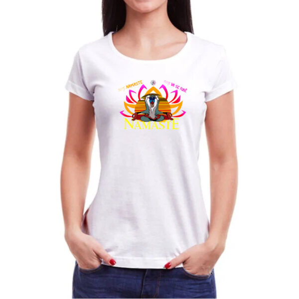 Camiseta Baby Look Namaster 50 va se f 50 - Imagem 3