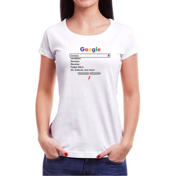 Camiseta Baby Look Ano novo pesquisa - Imagem 3