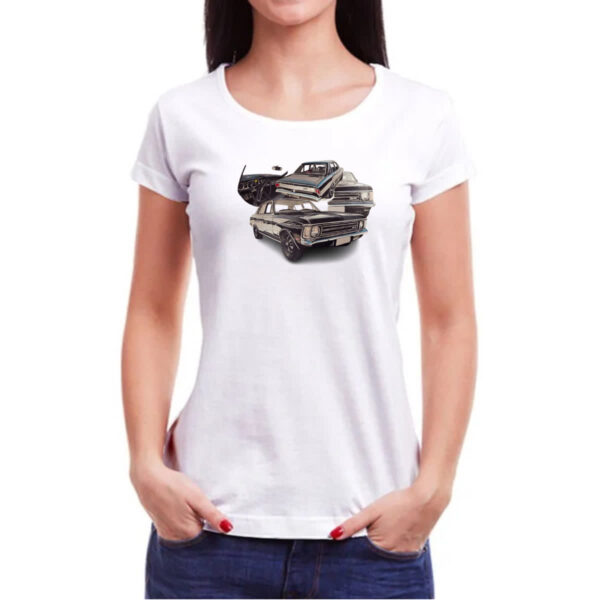 Camiseta Baby Look Opala classico preto - Imagem 3