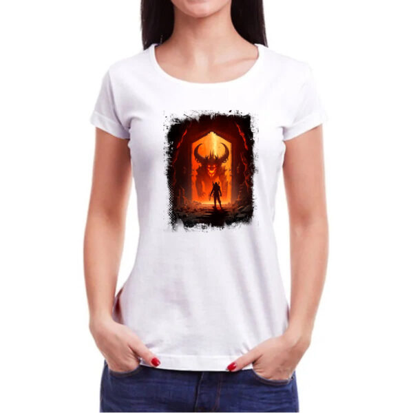 Camiseta Baby Look Portal do inferno 1 - Imagem 3