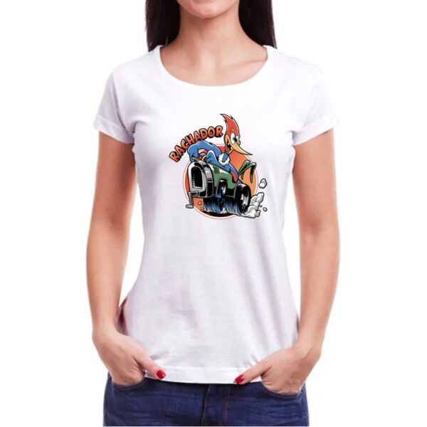 Camiseta Baby Look Pica Pau Rachador - Imagem 3