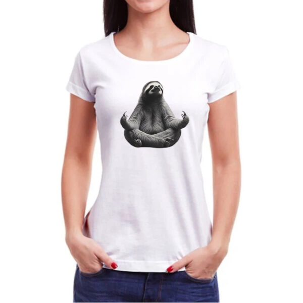 Camiseta Baby Look Preguica adamaste - Imagem 3