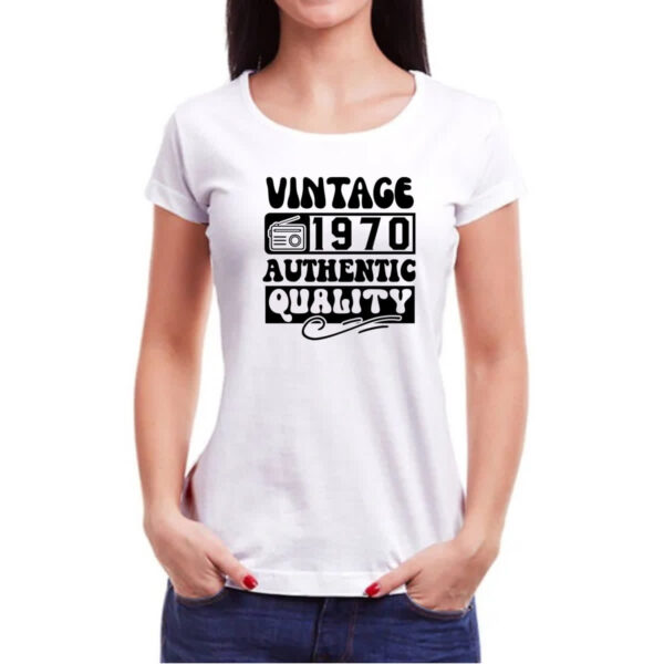 Camiseta Baby Look Radio Vintage 1970 - Imagem 3