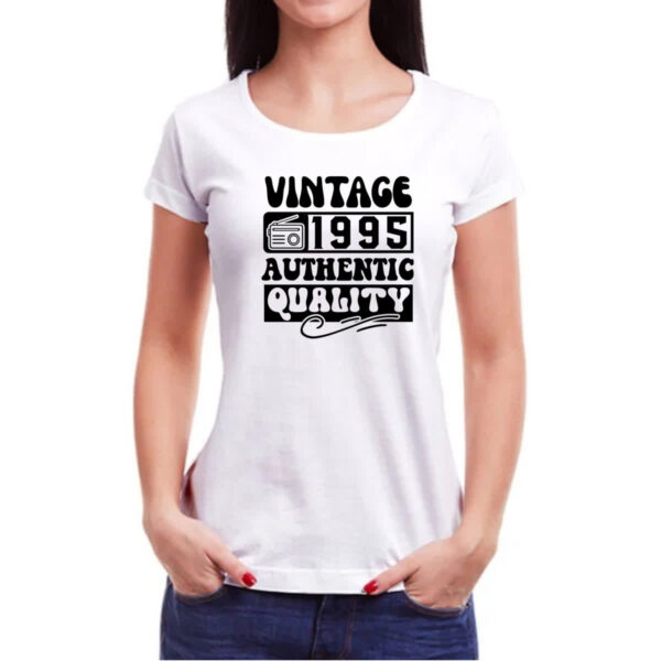 Camiseta Baby Look Radio Vintage 1995 - Imagem 3
