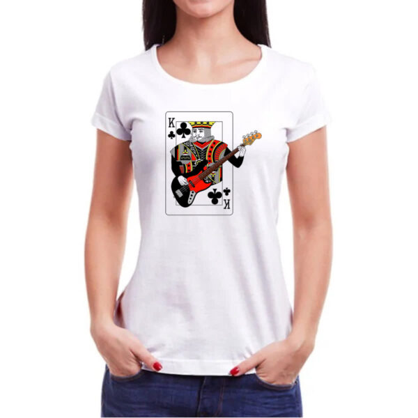 Camiseta Baby Look Rei de Paus do Rock - Imagem 3