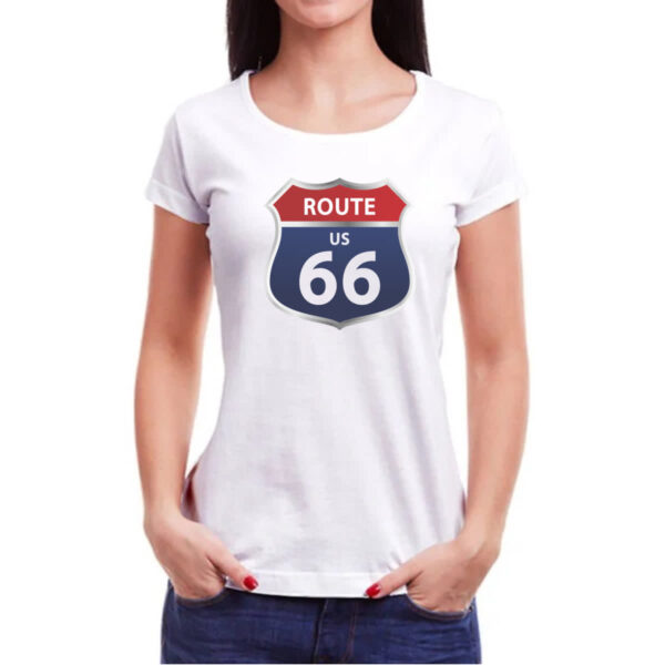 Camiseta Baby Look Route 66 - Imagem 3