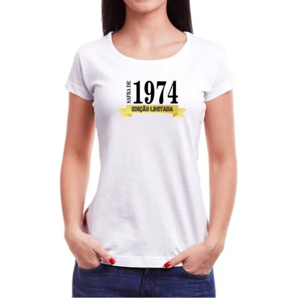 Camiseta Baby Look Safra de 1974 - Imagem 3