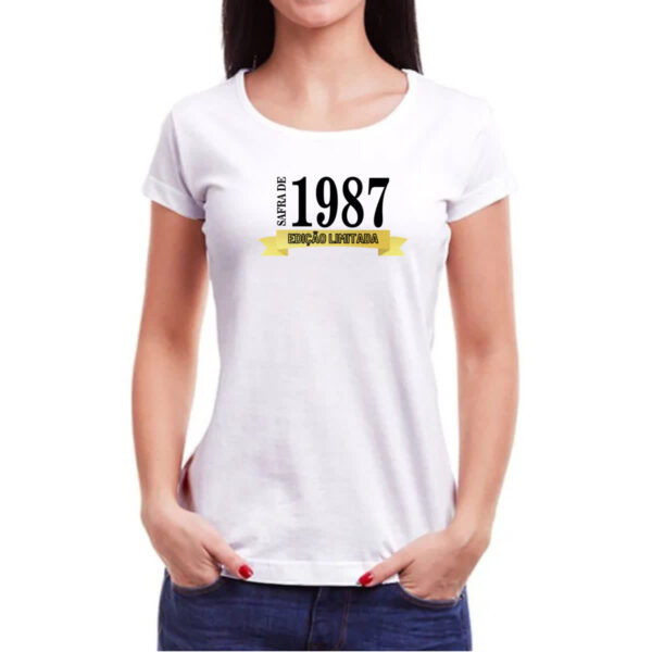 Camiseta Baby Look Safra de 1987 - Imagem 3