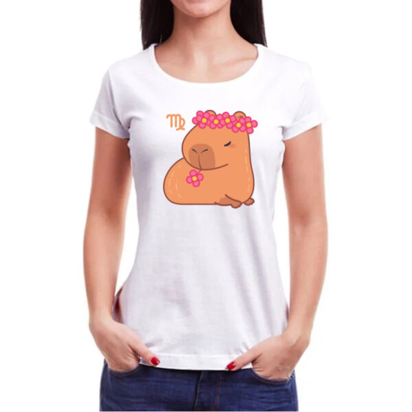 Camiseta Baby Look Signo Capivara Virgem - Imagem 3