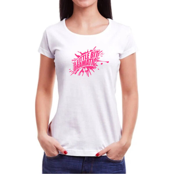 Camiseta Baby Look A little bit dramatic Splash - Imagem 3