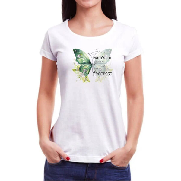 Camiseta Baby Look Salmos proposito - Imagem 3