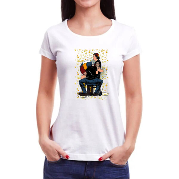 Camiseta Baby Look Seu madruga tatuador - Imagem 3
