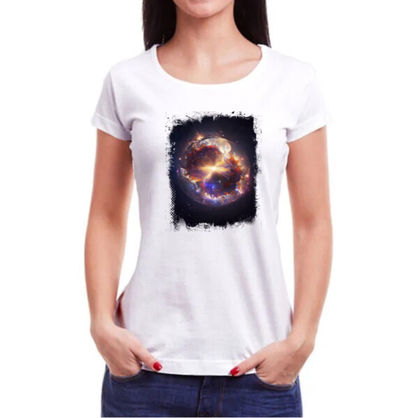 Camiseta Baby Look Big Bang Universo 1 - Imagem 3