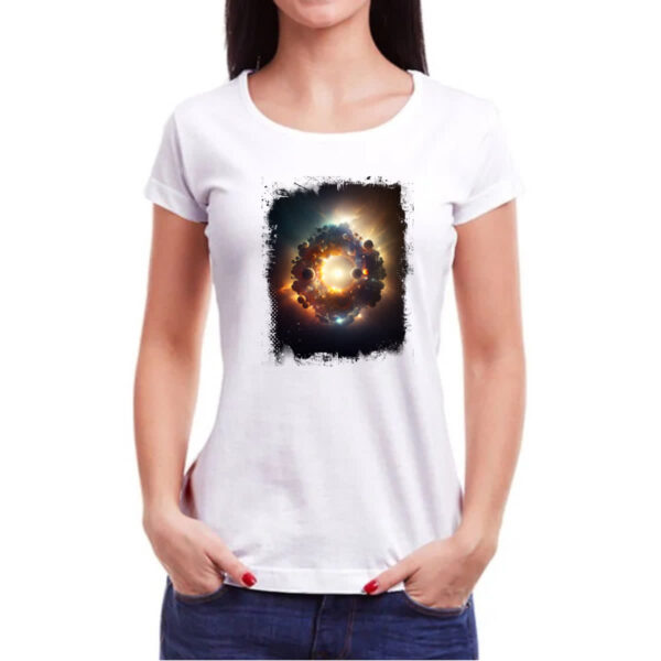 Camiseta Baby Look Big Bang Universo 2 - Imagem 3