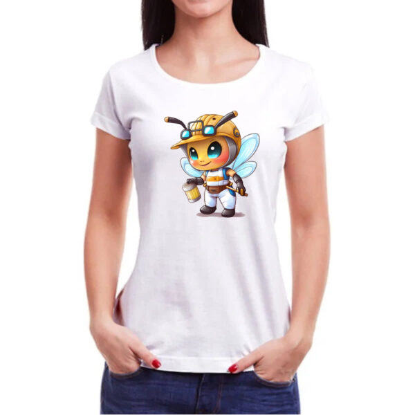 Camiseta Baby Look Abelha operaria - Imagem 3