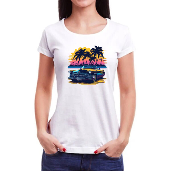 Camiseta Baby Look 1953 Conversivel Sunset - Imagem 3